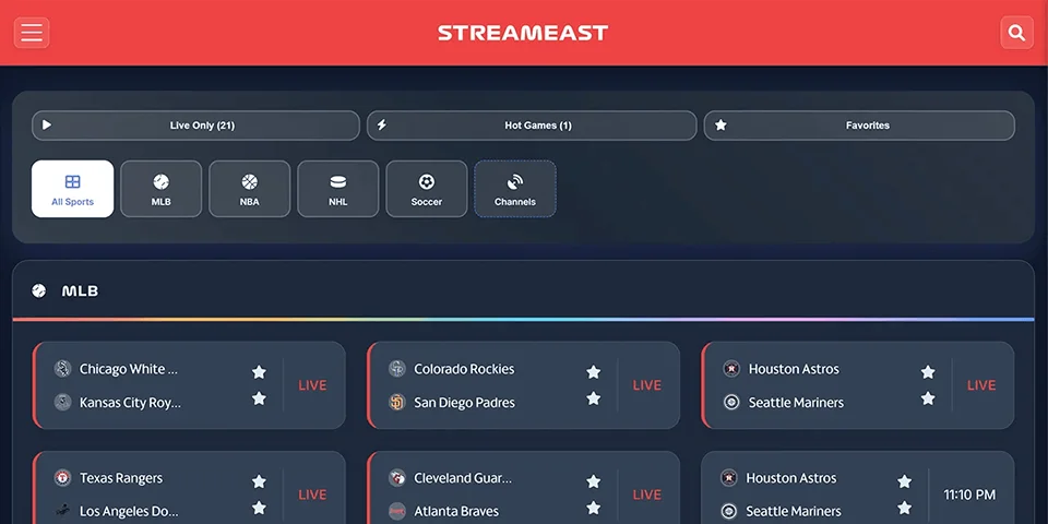 StreamEast preview